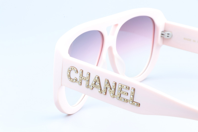 CH71354 Sunglasses Cream Gradient Pink