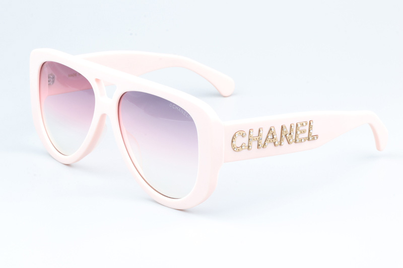 CH71354 Sunglasses Cream Gradient Pink