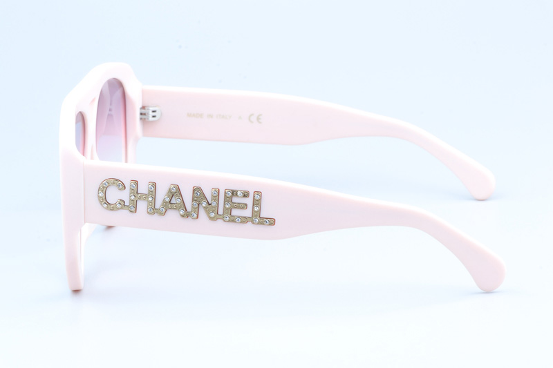 CH71354 Sunglasses Cream Gradient Pink