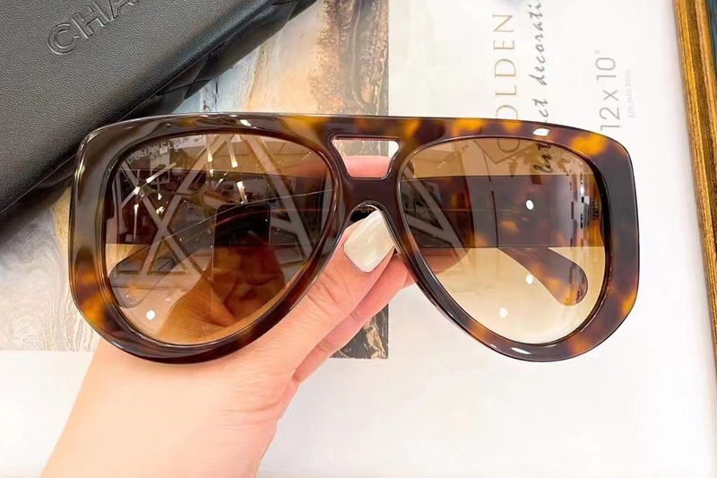 CH71354 Sunglasses Tortoise Gradient Brown