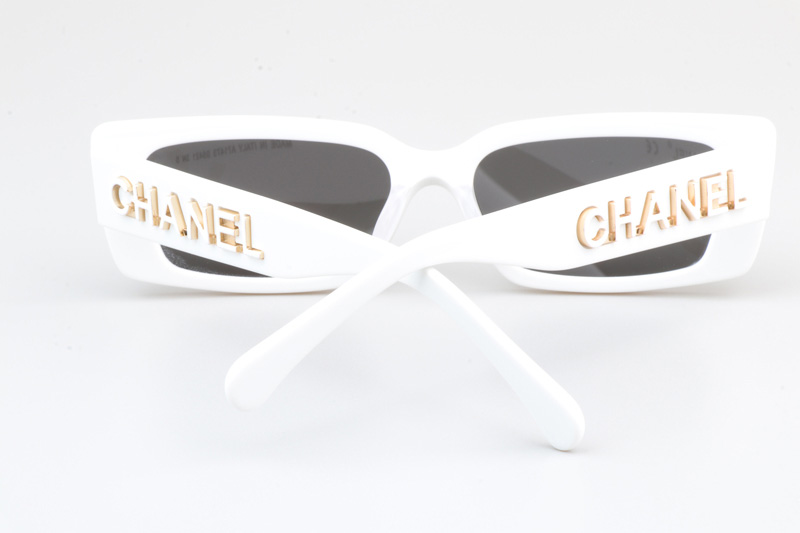 CH71473 Sunglasses White Gray