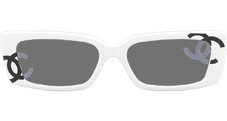 CH71473 Sunglasses White Gray