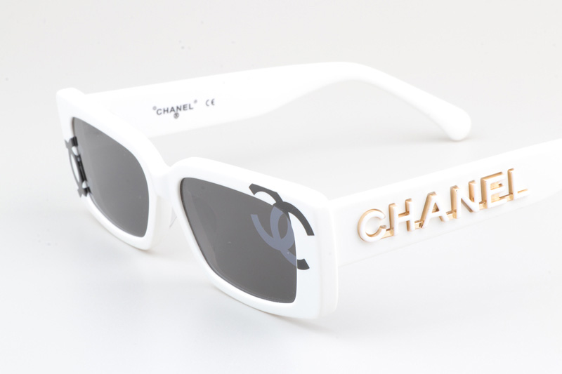 CH71473 Sunglasses White Gray