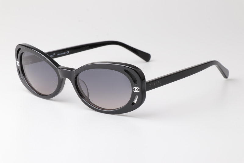 CH71571A Sunglasses Black Gradient Gray