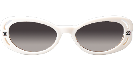 CH71571A Sunglasses White Gradient Gray