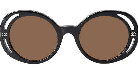 CH71572A Sunglasses Black Brown