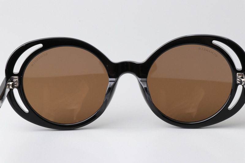 CH71572A Sunglasses Black Brown