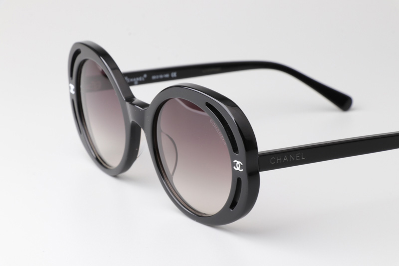 CH71572A Sunglasses Black Gradient Brown