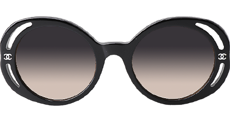 CH71572A Sunglasses Black Gradient Gray