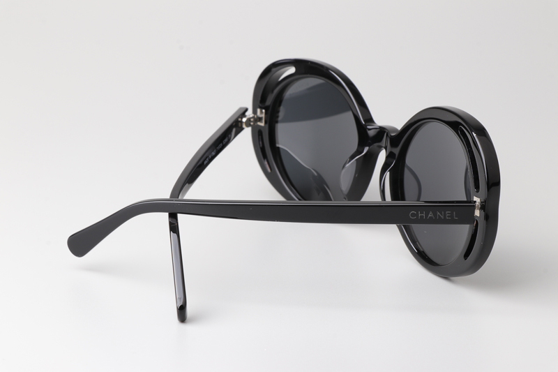 CH71572A Sunglasses Black Gray
