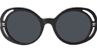 CH71572A Sunglasses Black Gray