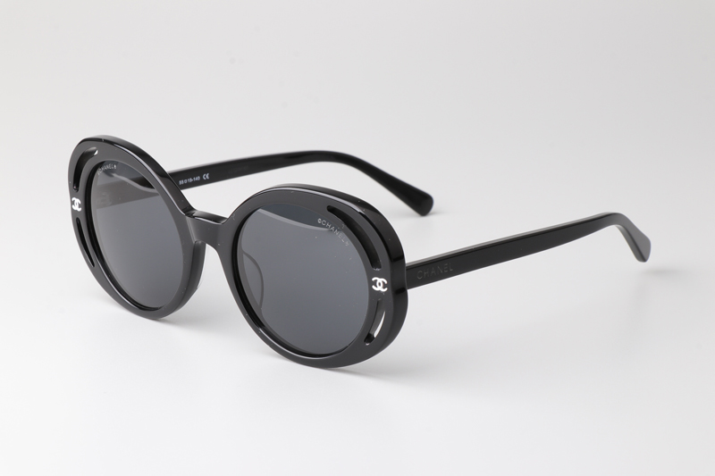 CH71572A Sunglasses Black Gray