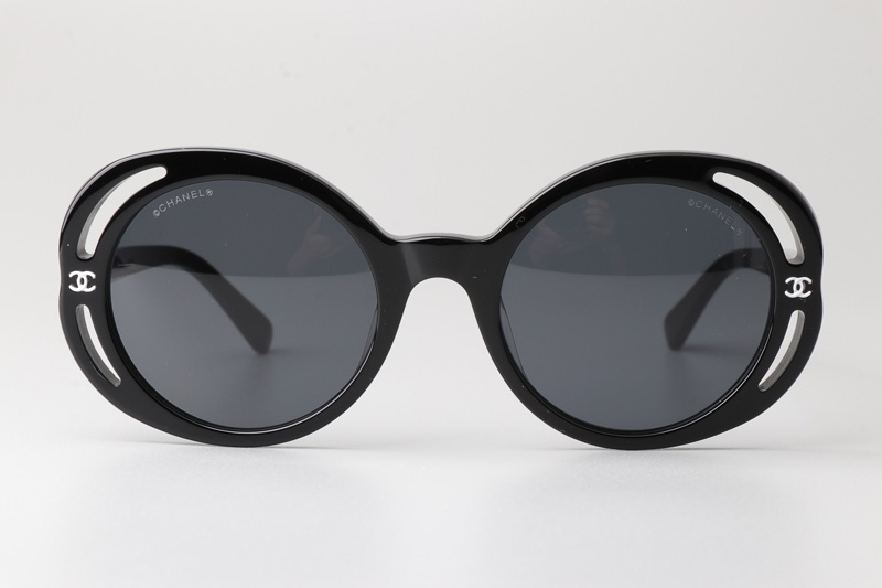 CH71572A Sunglasses Black Gray