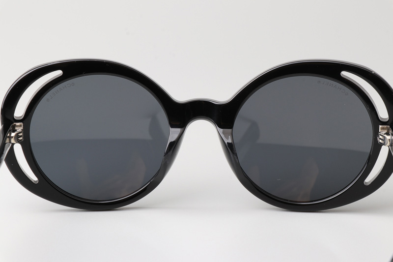 CH71572A Sunglasses Black Gray