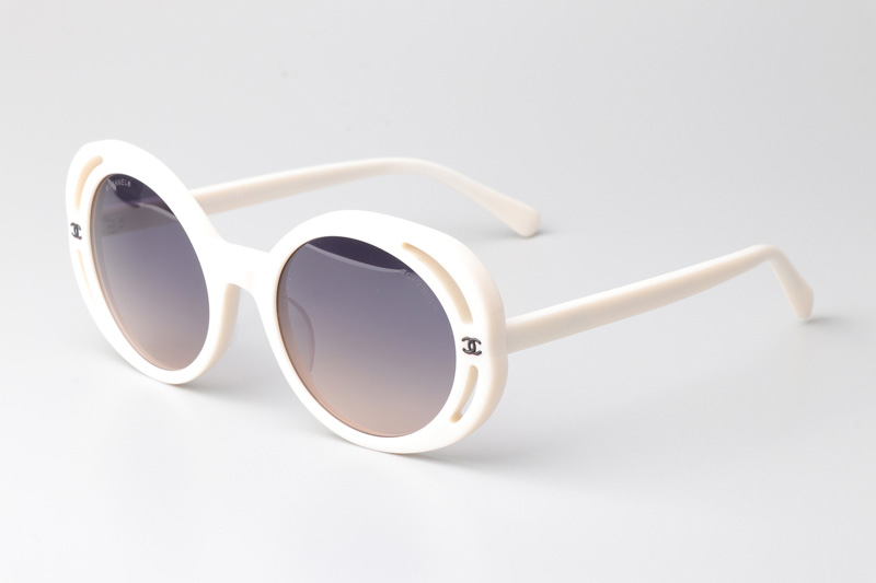 CH71572A Sunglasses White Gradient Gray