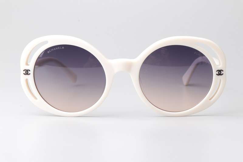 CH71572A Sunglasses White Gradient Gray