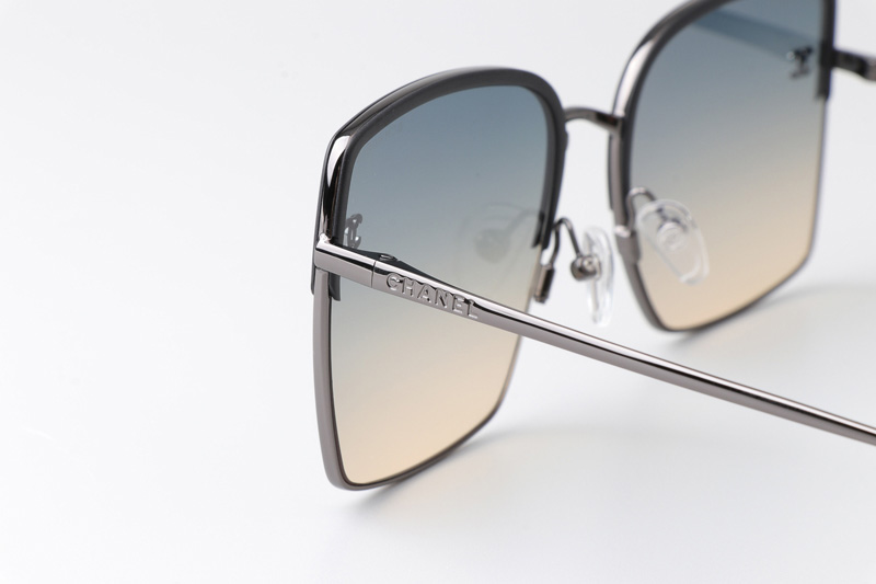 CH7327 Sunglasses Gunmetal Gradient Blue