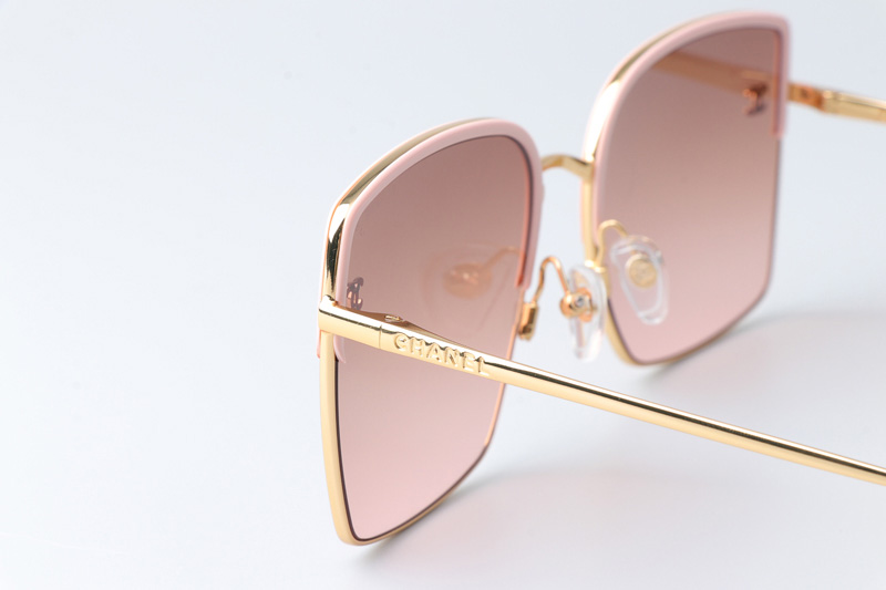 CH7327 Sunglasses Pink Gold Pink