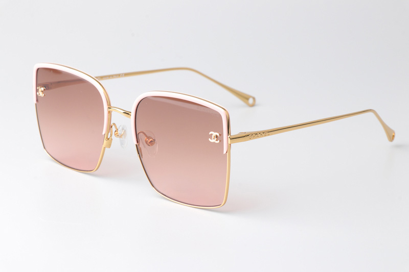 CH7327 Sunglasses Pink Gold Pink