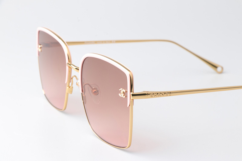 CH7327 Sunglasses Pink Gold Pink