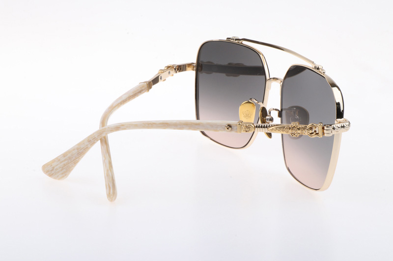 CH8078 Sunglasses Gold Gradient Gray