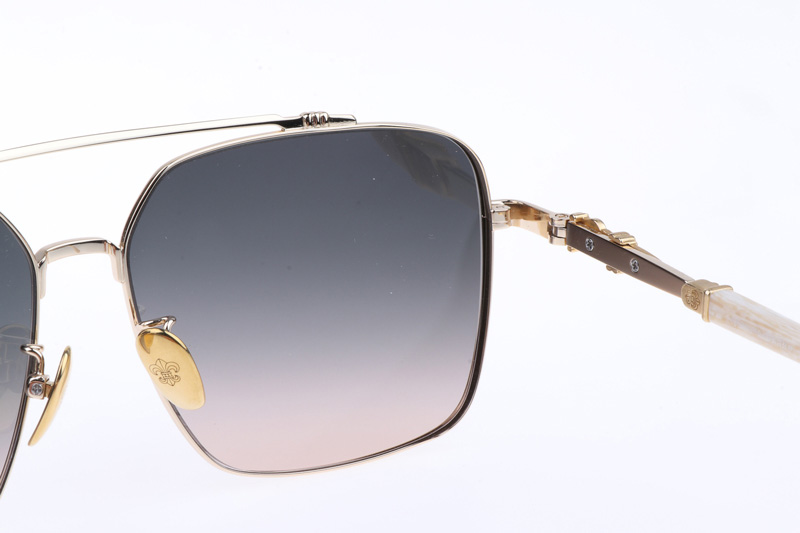 CH8078 Sunglasses Gold Gradient Gray