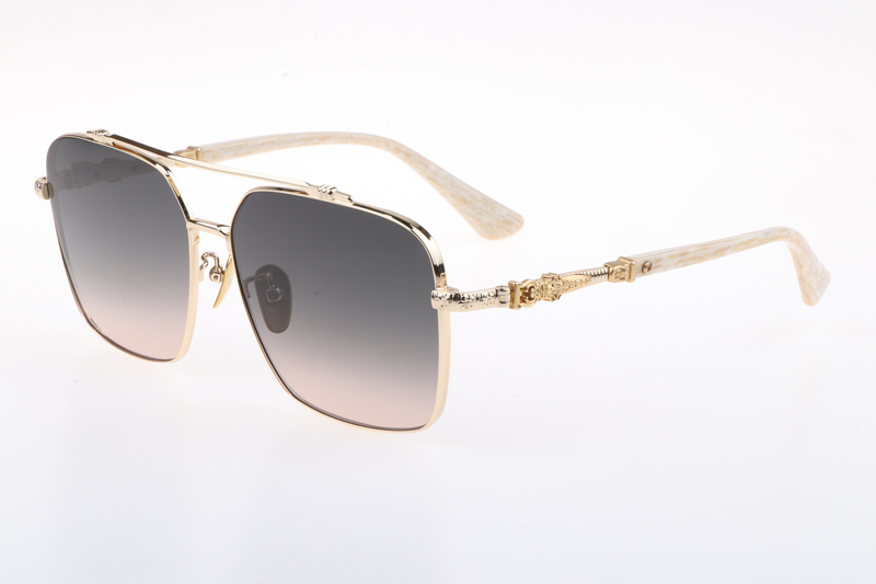 CH8078 Sunglasses Gold Gradient Gray