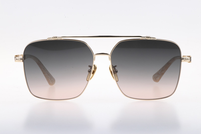 CH8078 Sunglasses Gold Gradient Gray