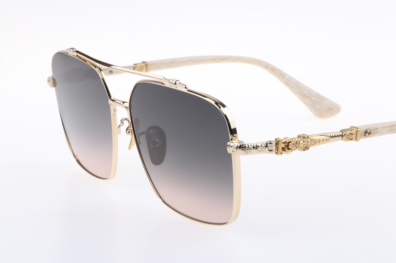 CH8078 Sunglasses Gold Gradient Gray