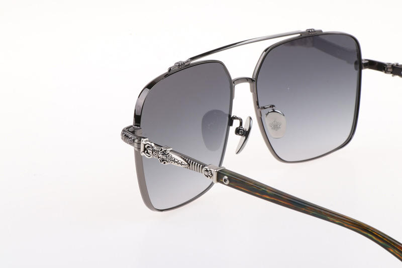 CH8078 Sunglasses Gunmetal Gradient Gray