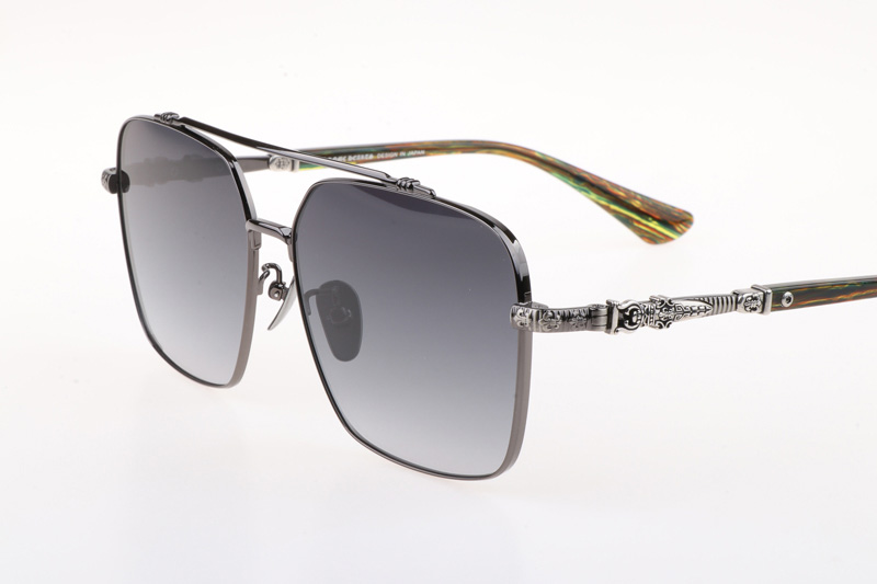 CH8078 Sunglasses Gunmetal Gradient Gray