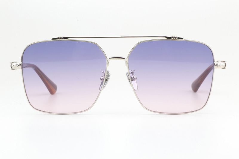 CH8078 Sunglasses Silver Gradient Purple