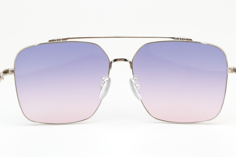 CH8078 Sunglasses Silver Gradient Purple