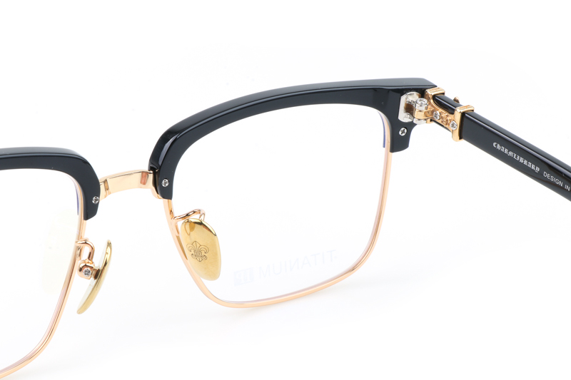 CH8084 Eyeglasses Black Gold