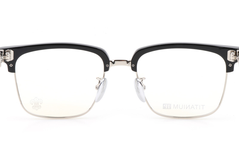 CH8084 Eyeglasses Black Silver