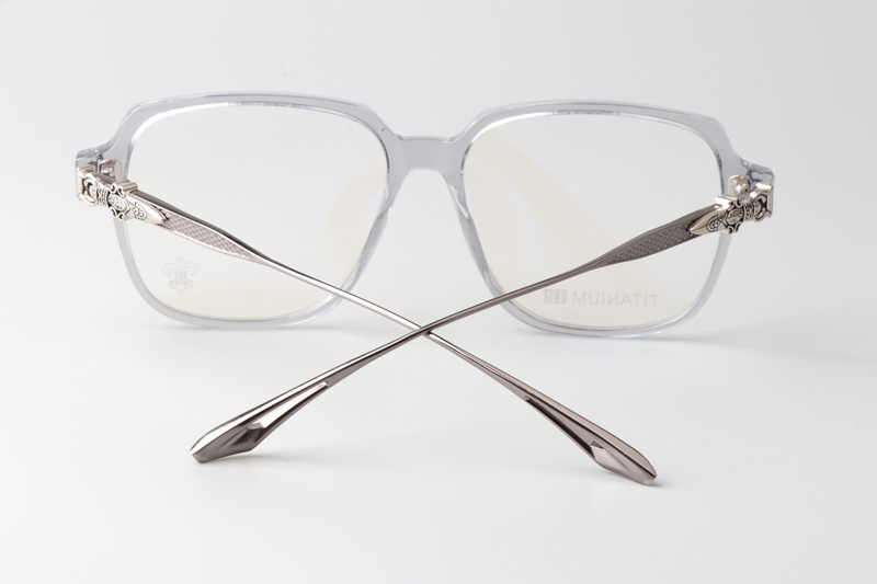 CH8100 Eyeglasses Clear Gray Gunmetal