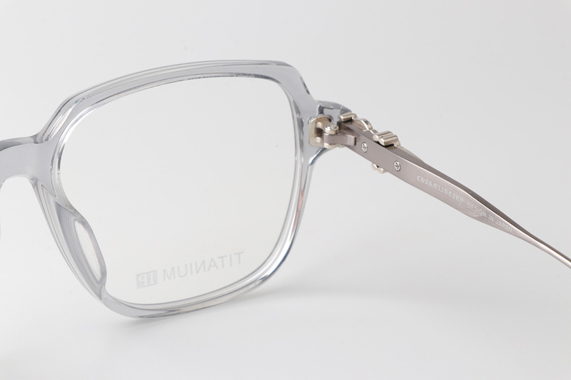 CH8100 Eyeglasses Clear Gray Gunmetal