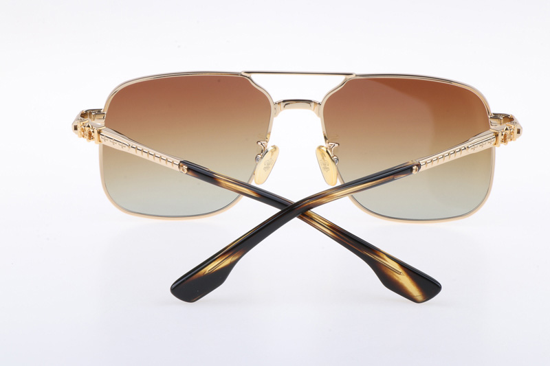 CH8122 Sunglasses Gold Gradient Brown