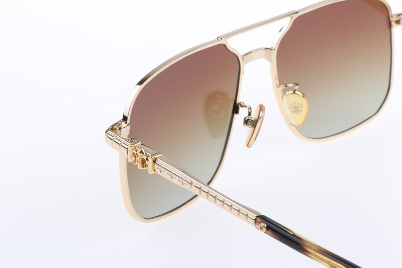 CH8122 Sunglasses Gold Gradient Brown