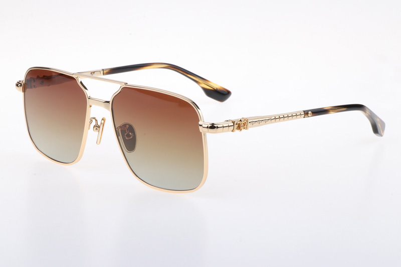 CH8122 Sunglasses Gold Gradient Brown