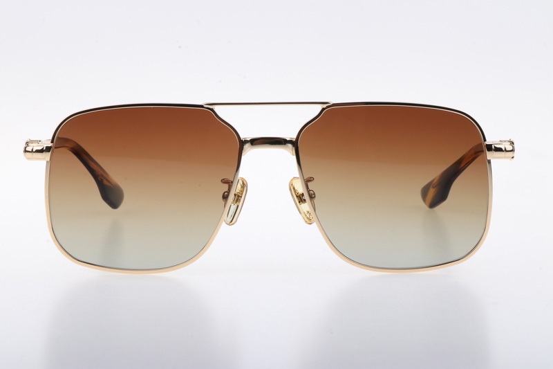 CH8122 Sunglasses Gold Gradient Brown