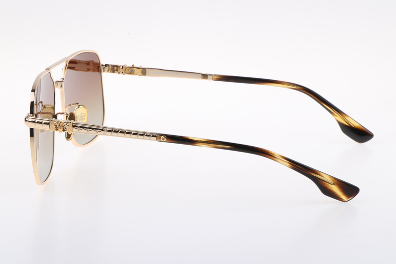 CH8122 Sunglasses Gold Gradient Brown