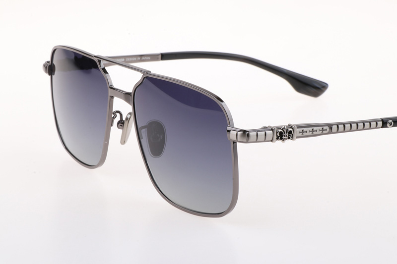 CH8122 Sunglasses Gunmetal Gradient Gray