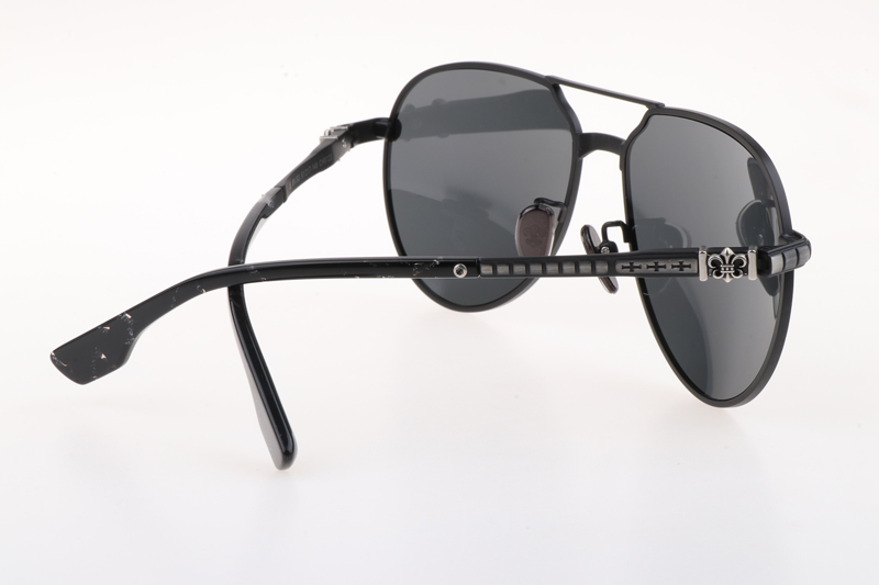 CH8123 Sunglasses Black Gray