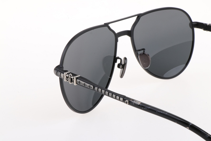 CH8123 Sunglasses Black Gray