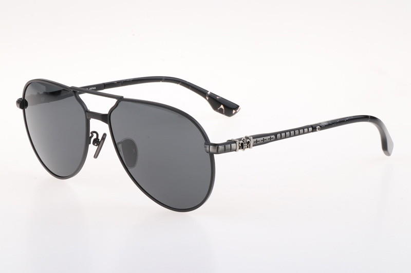 CH8123 Sunglasses Black Gray