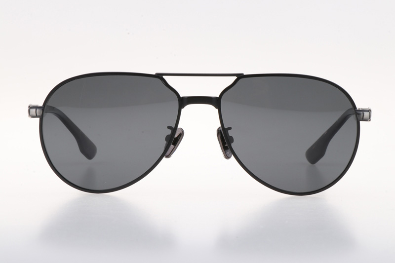 CH8123 Sunglasses Black Gray