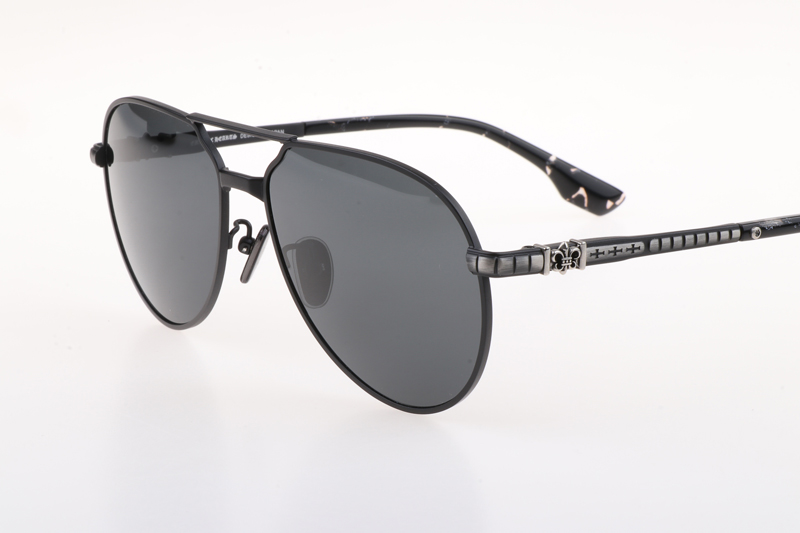 CH8123 Sunglasses Black Gray