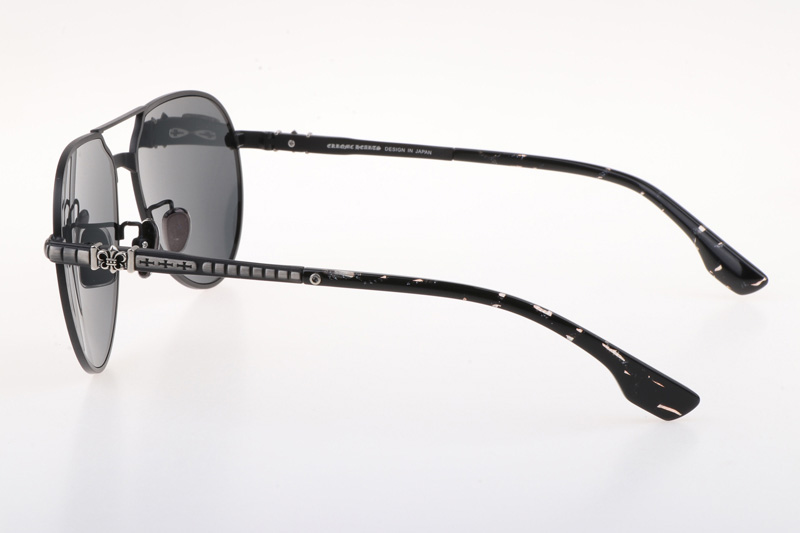 CH8123 Sunglasses Black Gray