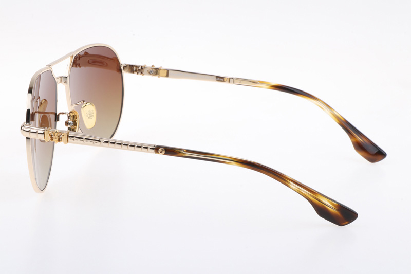 CH8123 Sunglasses Gold Gradient Brown